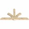 Ekena Millwork Redmond Rough Sawn Timber Gable Bracket, Douglas Fir, 84"W x 45"H x 4"D x 6"F, 13/12 Pitch GBW084X45X0406RED00RDF - alternate 5